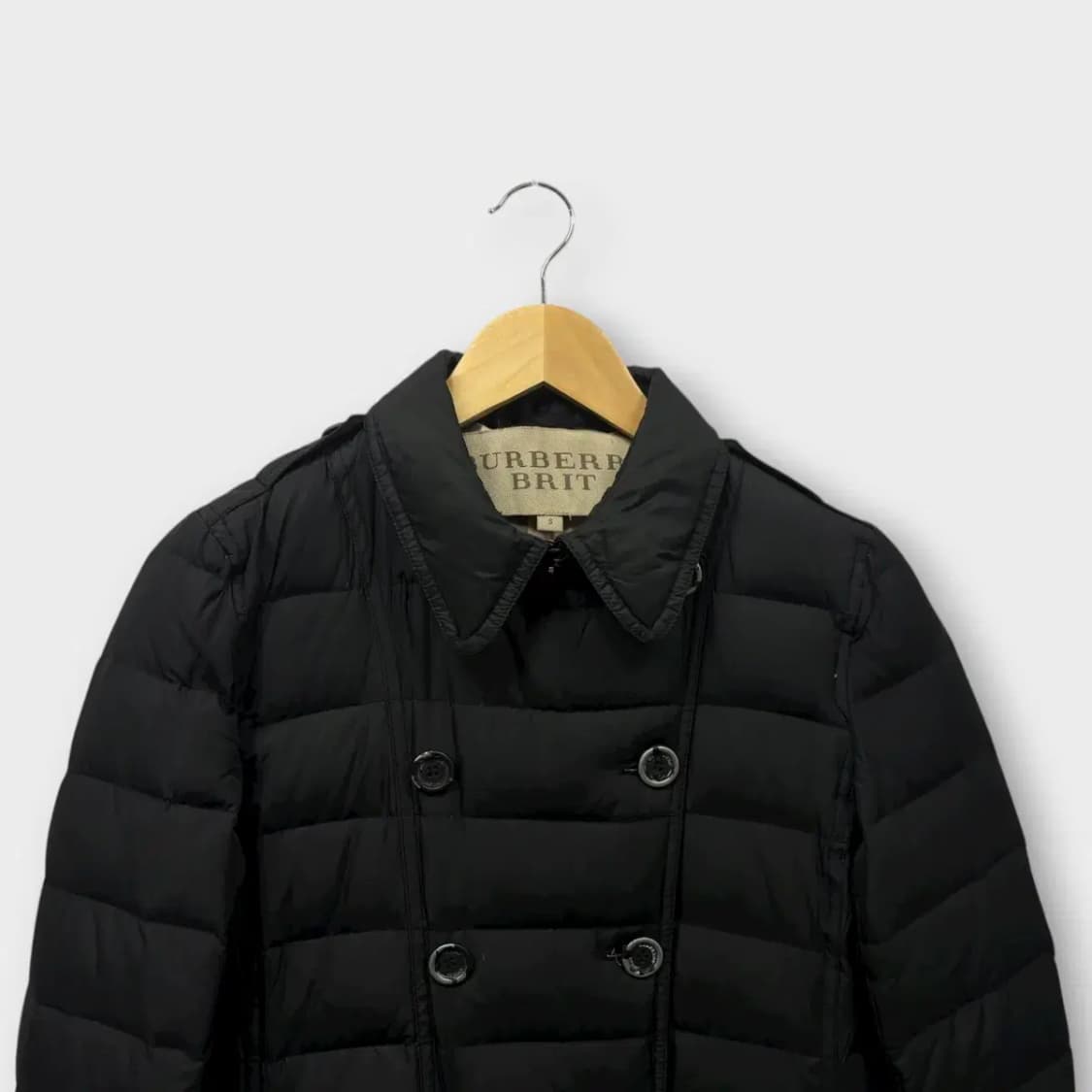 버버리 여성 블랙 패딩 코트 - S 상품이미지2