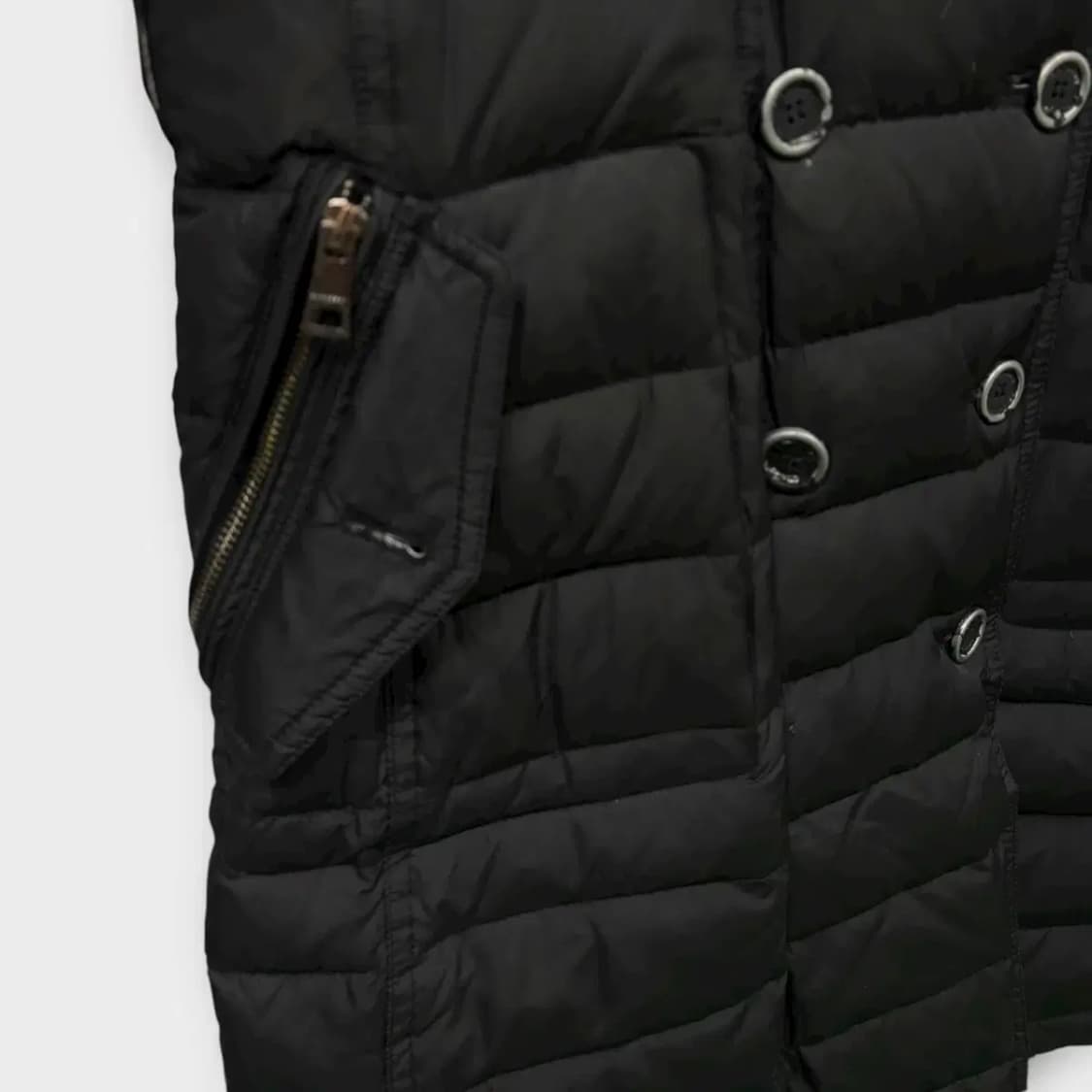 버버리 여성 블랙 패딩 코트 - S 상품이미지7