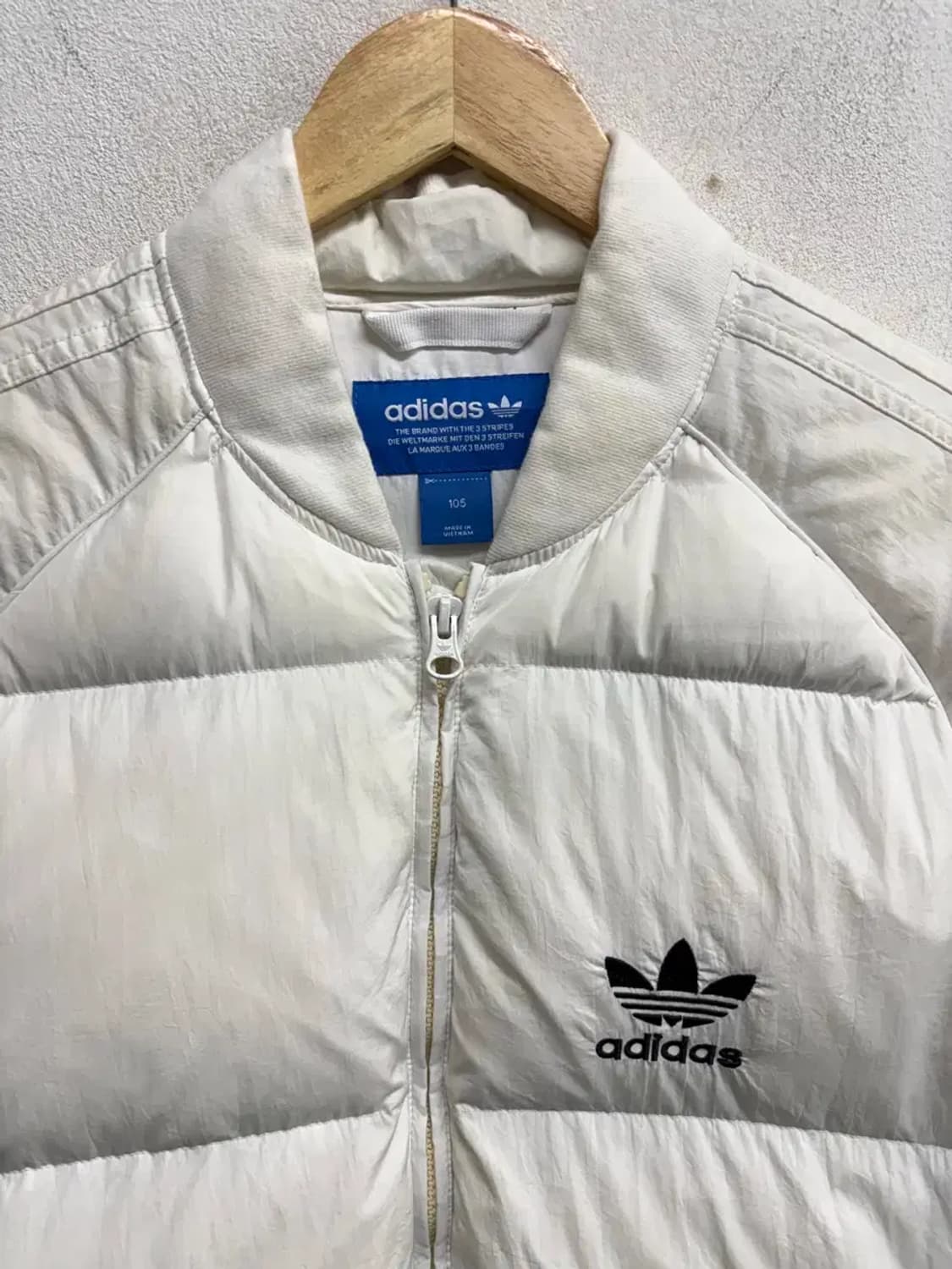 아디다스 슈퍼스타 화이트 패딩 XL 상품이미지4