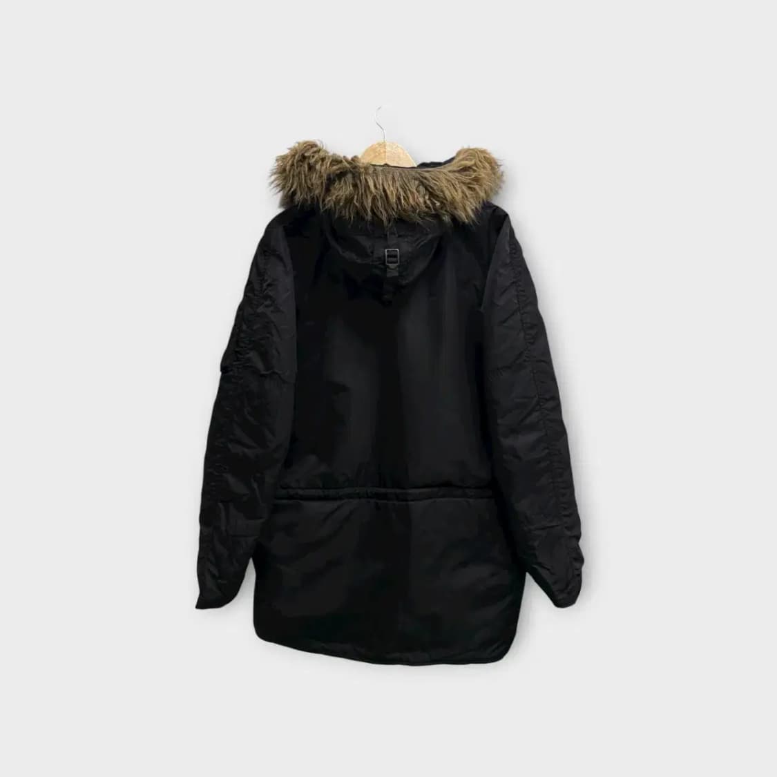 아비렉스AVIREX 블랙 야상 패딩 L 상품이미지3