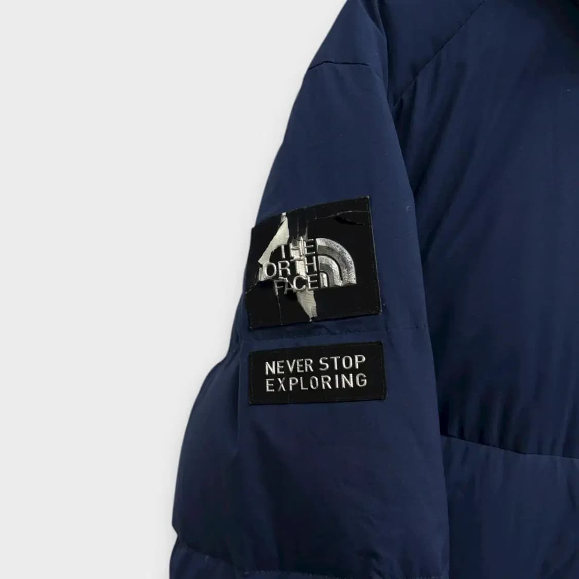 노스페이스 네이비 구스 롱패딩 L 상품이미지4