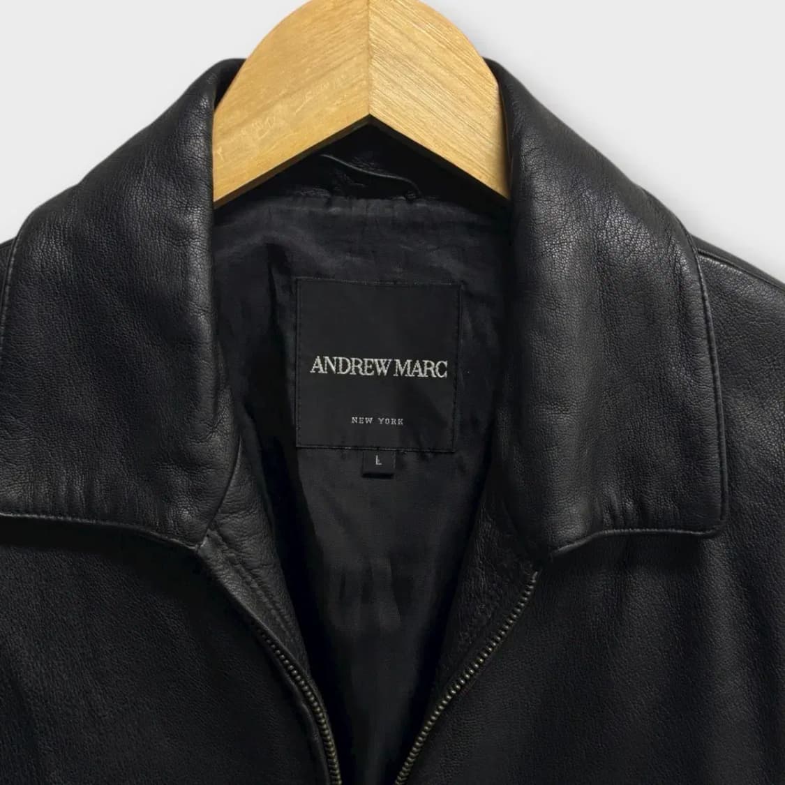ANDREW MARC 레더 자켓 L 상품이미지4