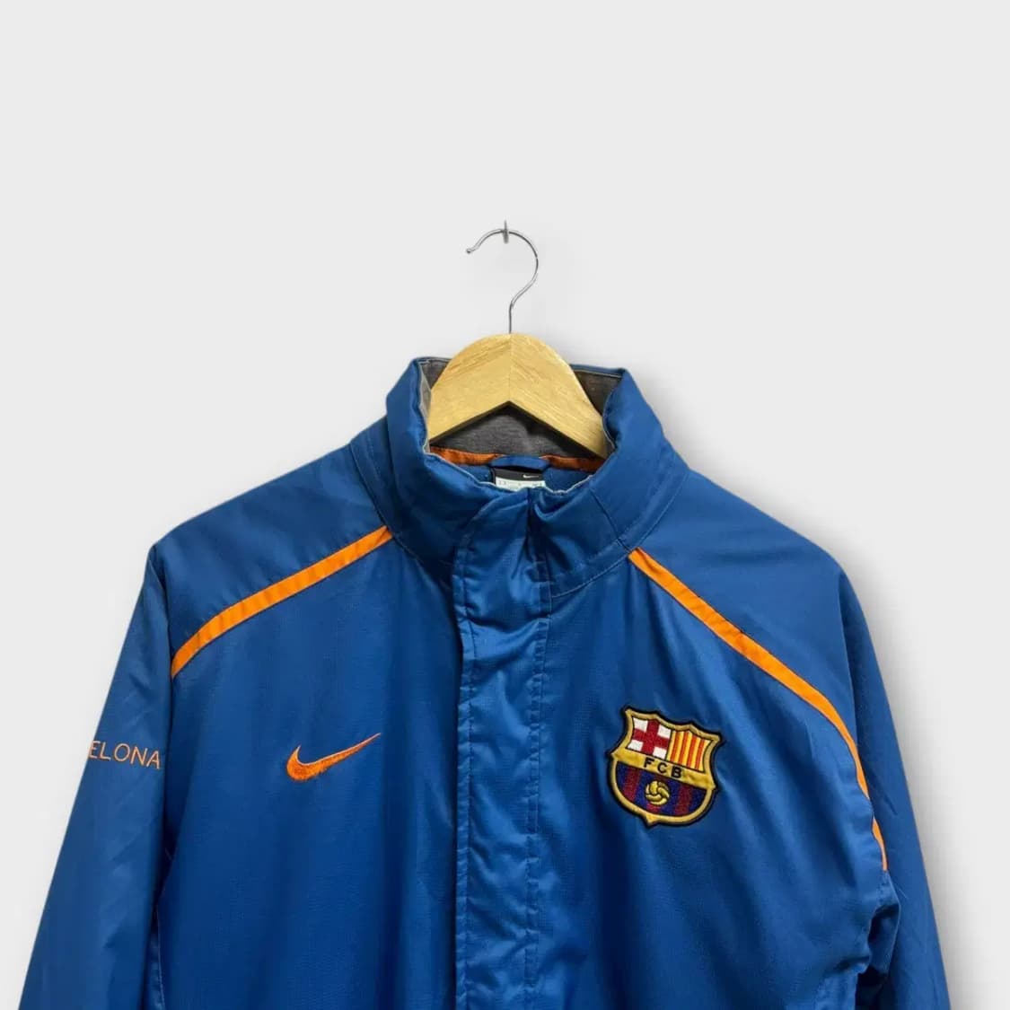 나이키 FC 바르셀로나 안감 플리스 바람막이 점퍼 S-M 상품이미지4