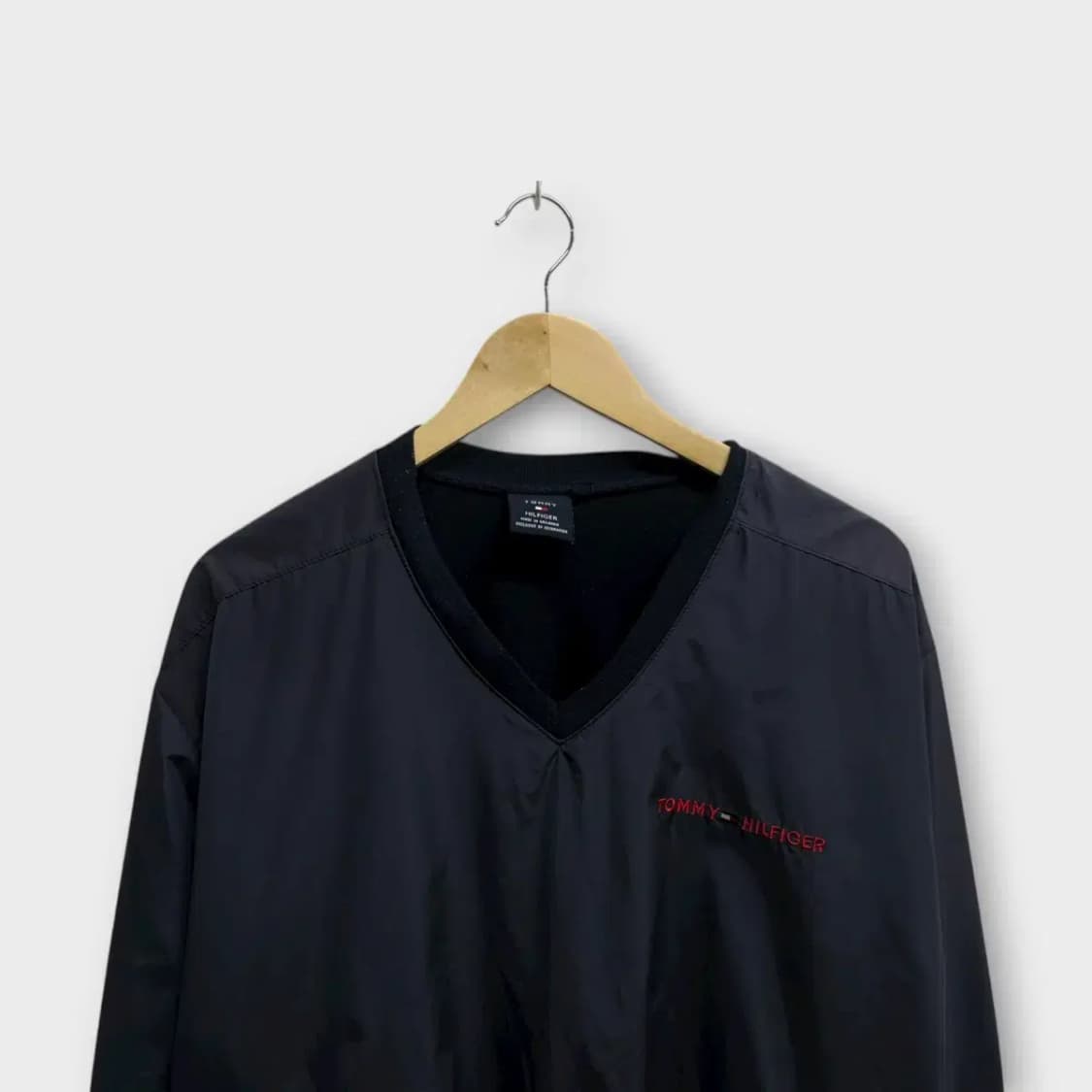 타미힐피거 브이넥 방풍 웜업 티셔츠 XL 상품이미지3