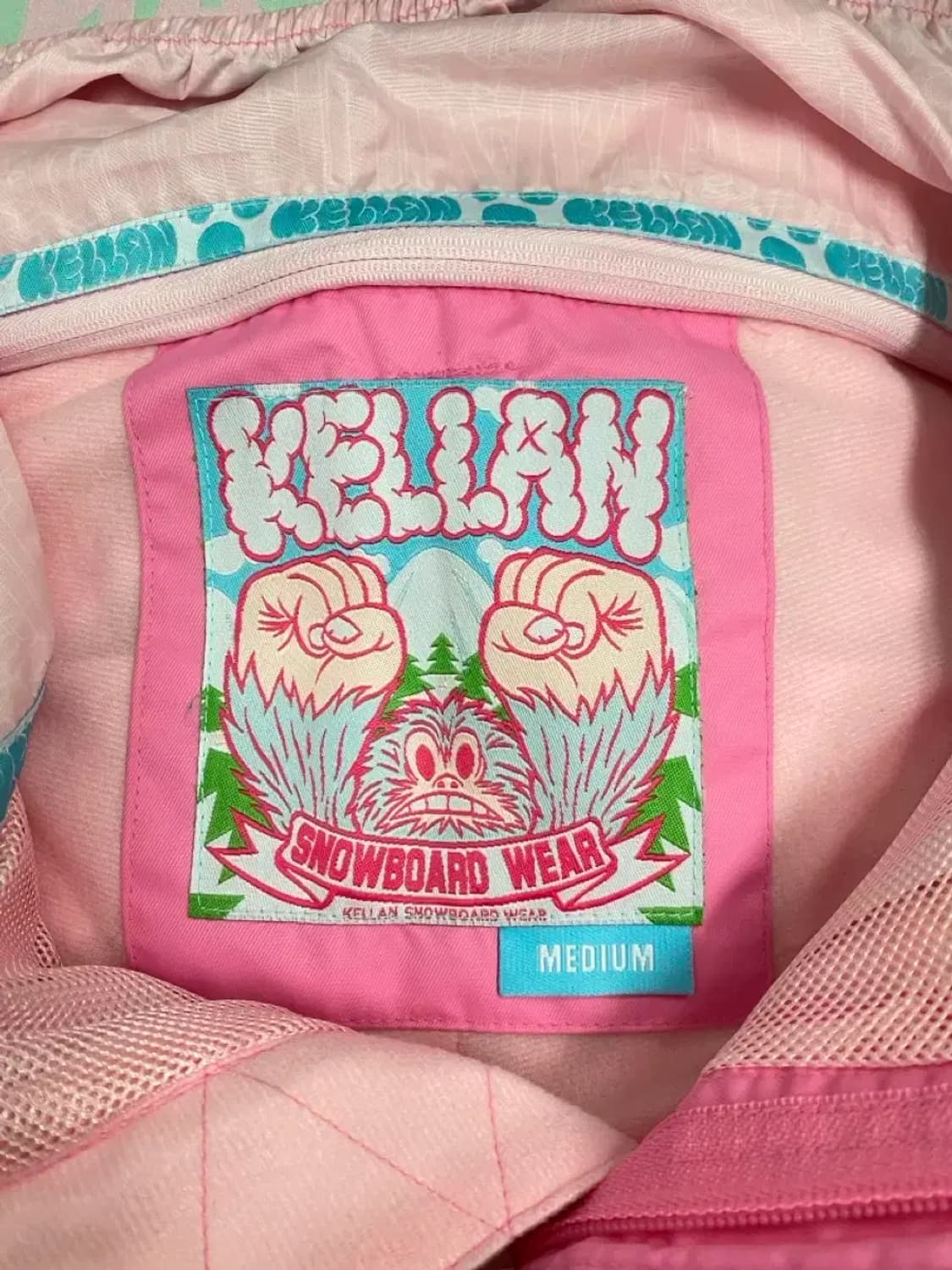 켈른 핑크 스키 & 보드복 세트 S-M 상품이미지7