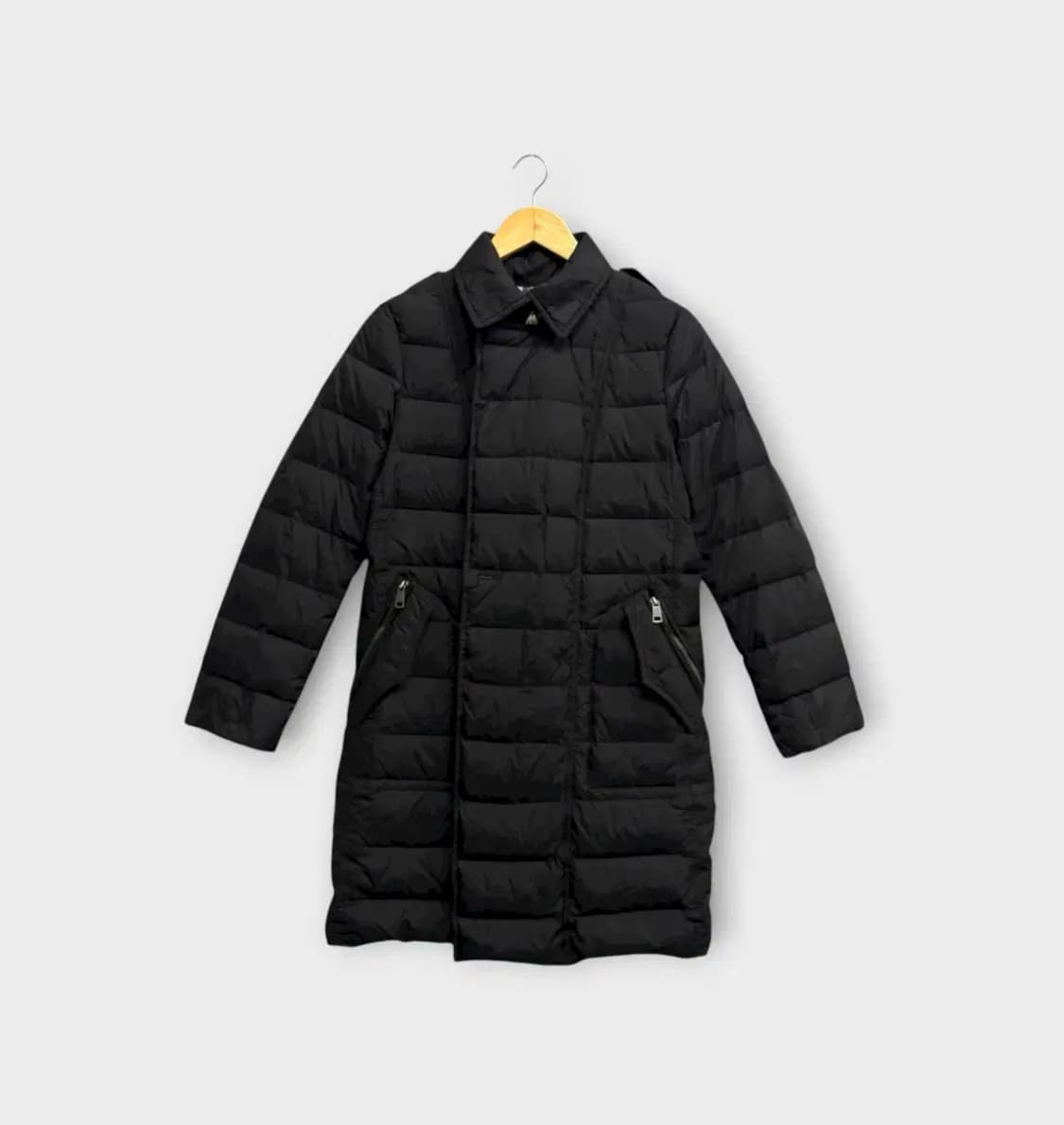 버버리 블랙 여성 패딩코트 M 상품이미지2