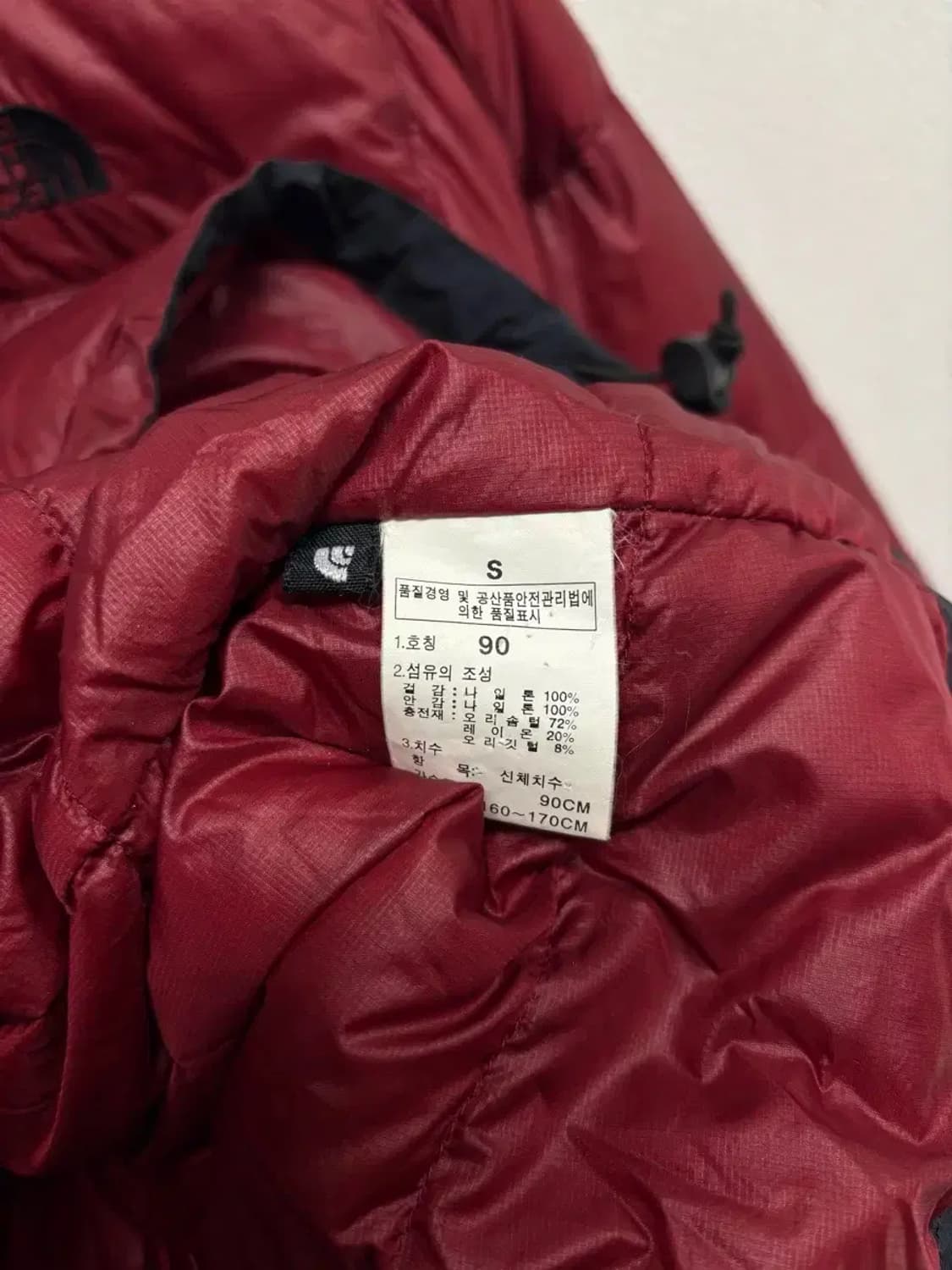 노스페이스 써밋 경량 패딩 자켓 90 상품이미지5