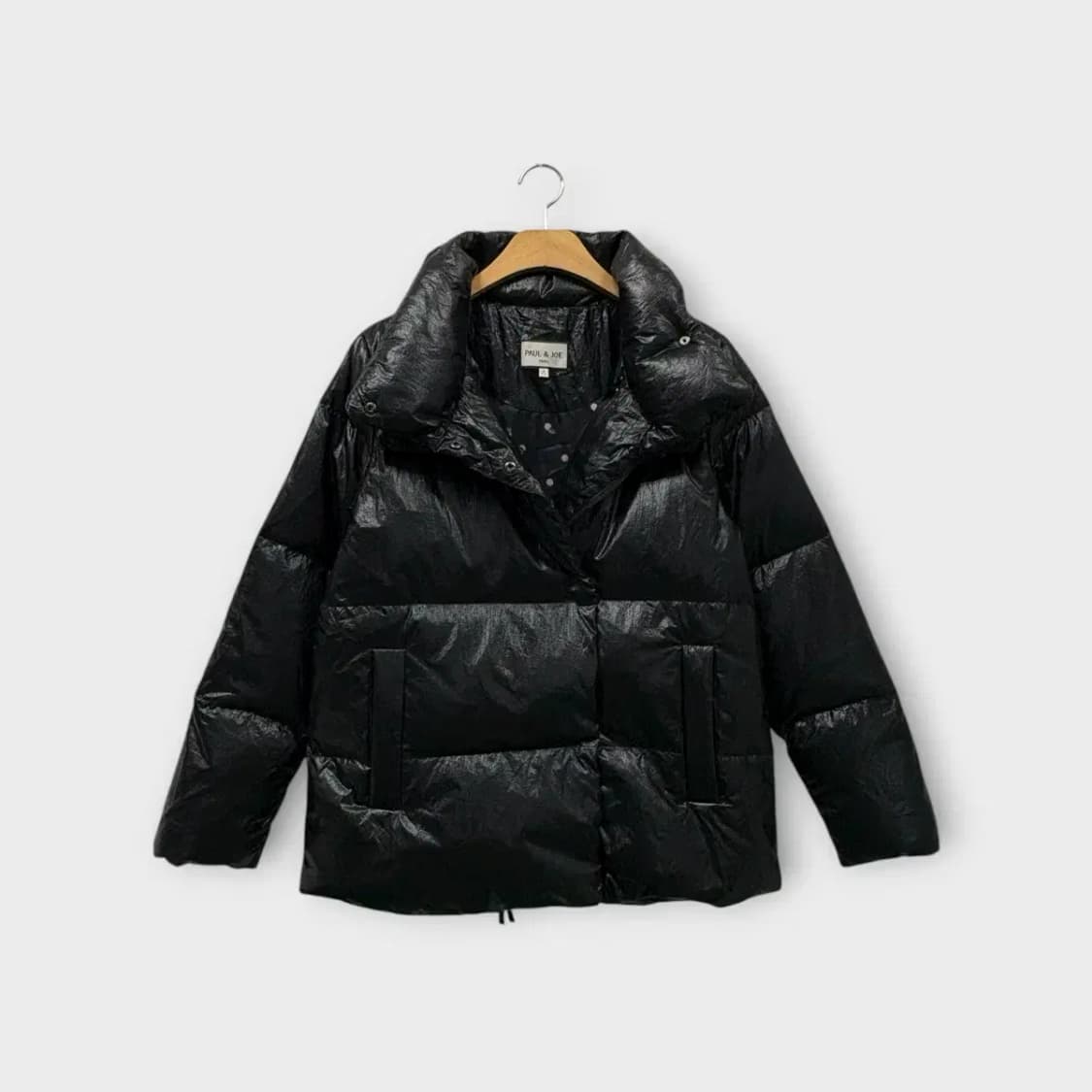 폴앤조 글로시 유광 다운 패딩 S 상품이미지1