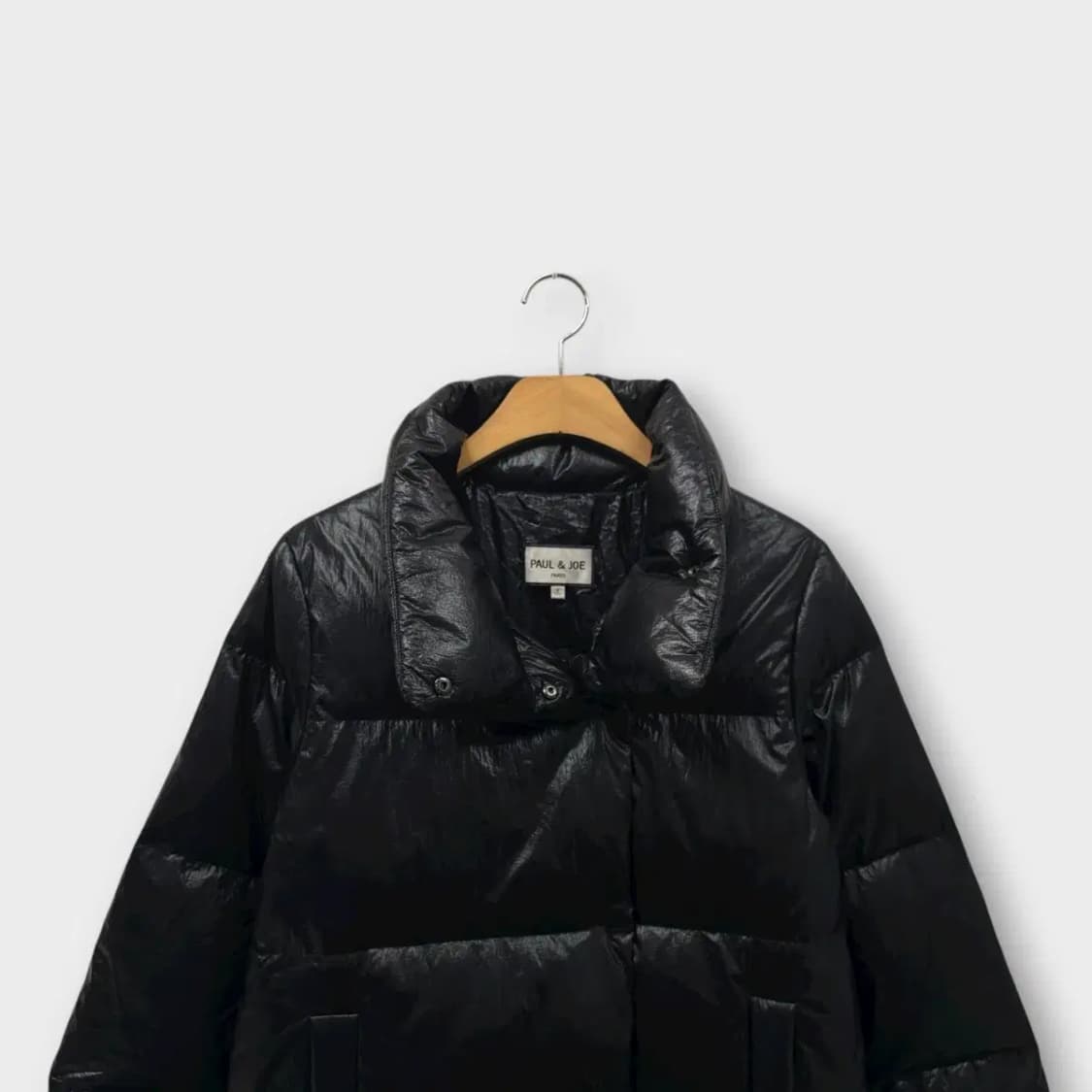 폴앤조 글로시 유광 다운 패딩 S 상품이미지2