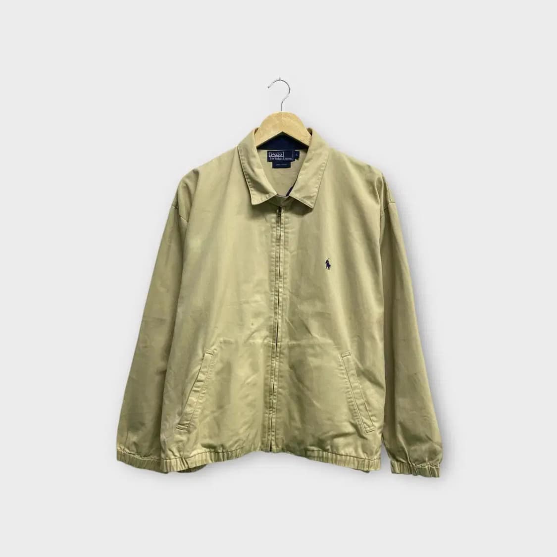 폴로 랄프로렌 베이지 블루종 L 상품이미지1