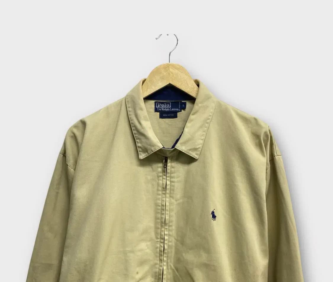 폴로 랄프로렌 베이지 블루종 L 상품이미지2