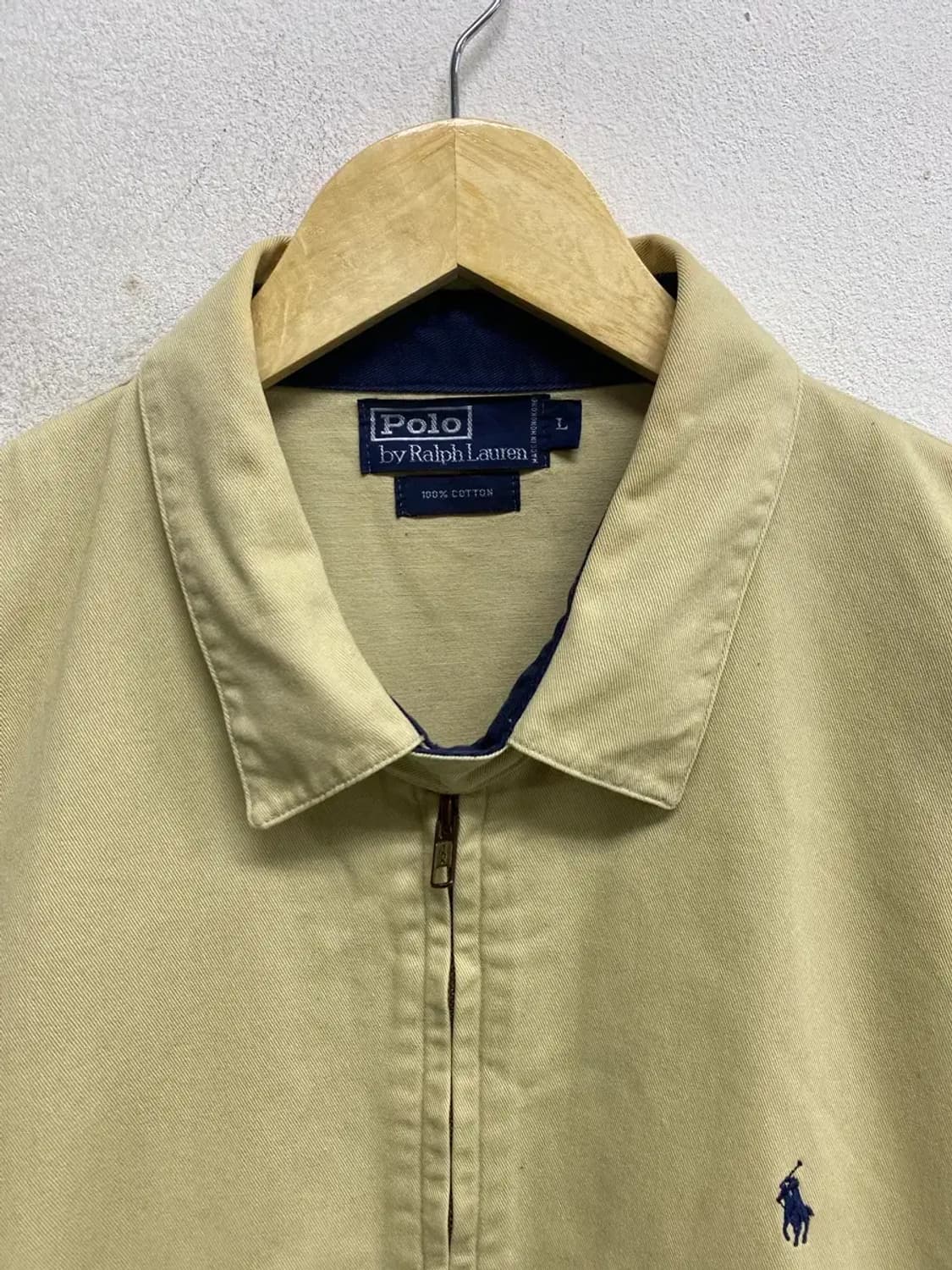 폴로 랄프로렌 베이지 블루종 L 상품이미지5