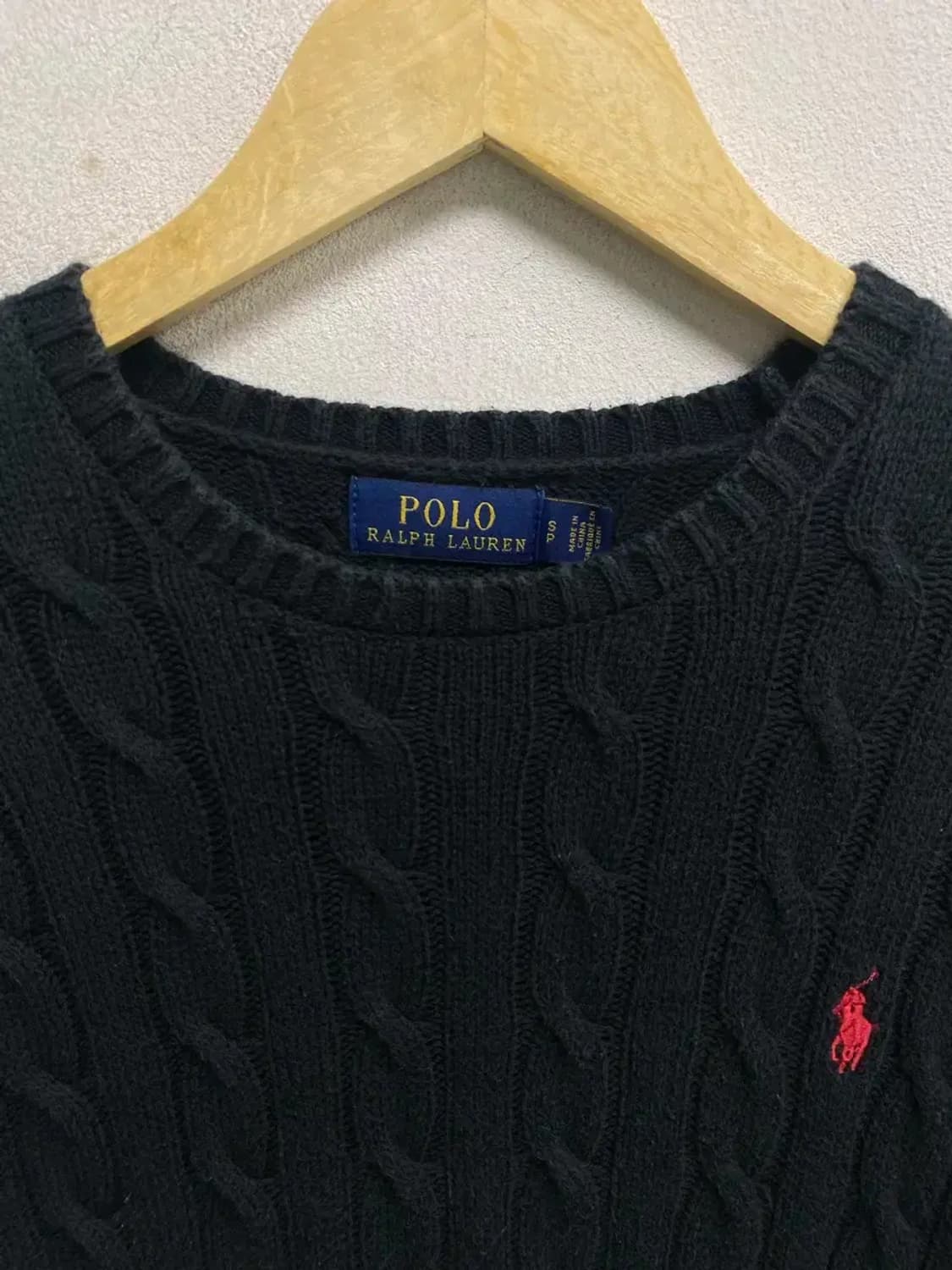 폴로랄프로렌 케이블 니트 S 상품이미지4