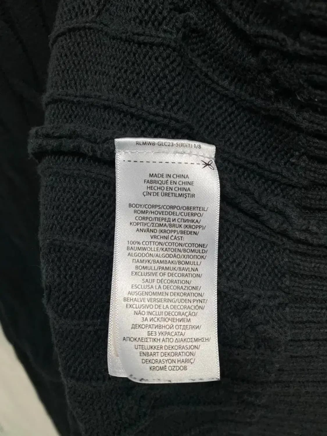 폴로랄프로렌 케이블 니트 S 상품이미지5