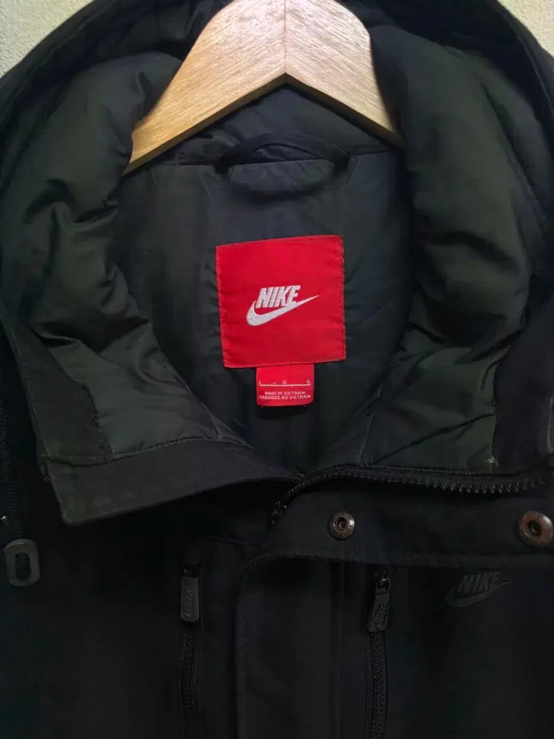 나이키 블랙 구스 다운 필드파카 L 상품이미지4