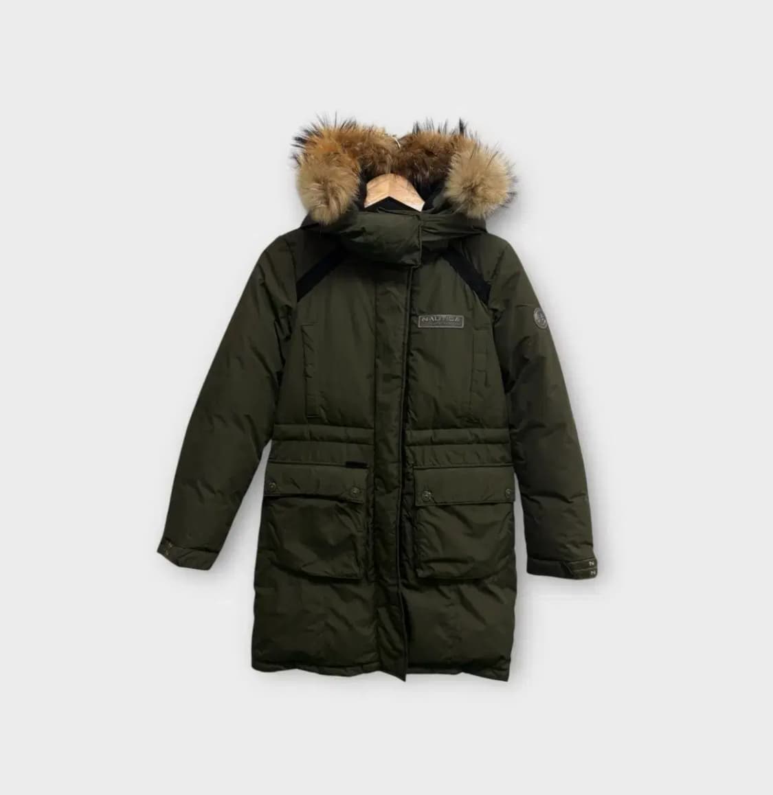 노티카 Nautica 구스 카키패딩 M 상품이미지1