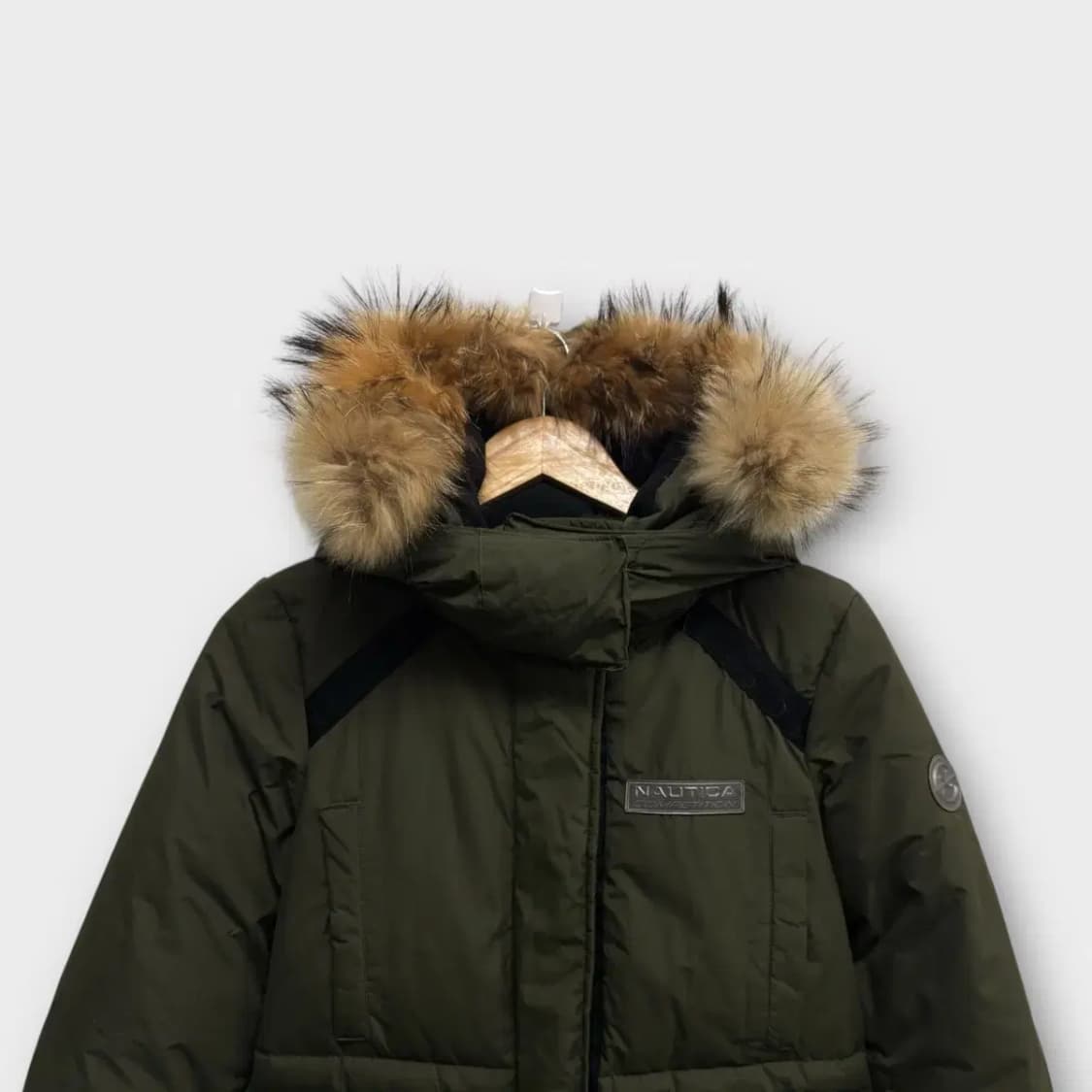 노티카 Nautica 구스 카키패딩 M 상품이미지2