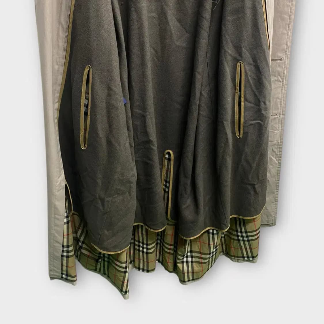 버버리 클래식 도톰 더블 트렌치 코트 [내피안감있음] XL 상품이미지7