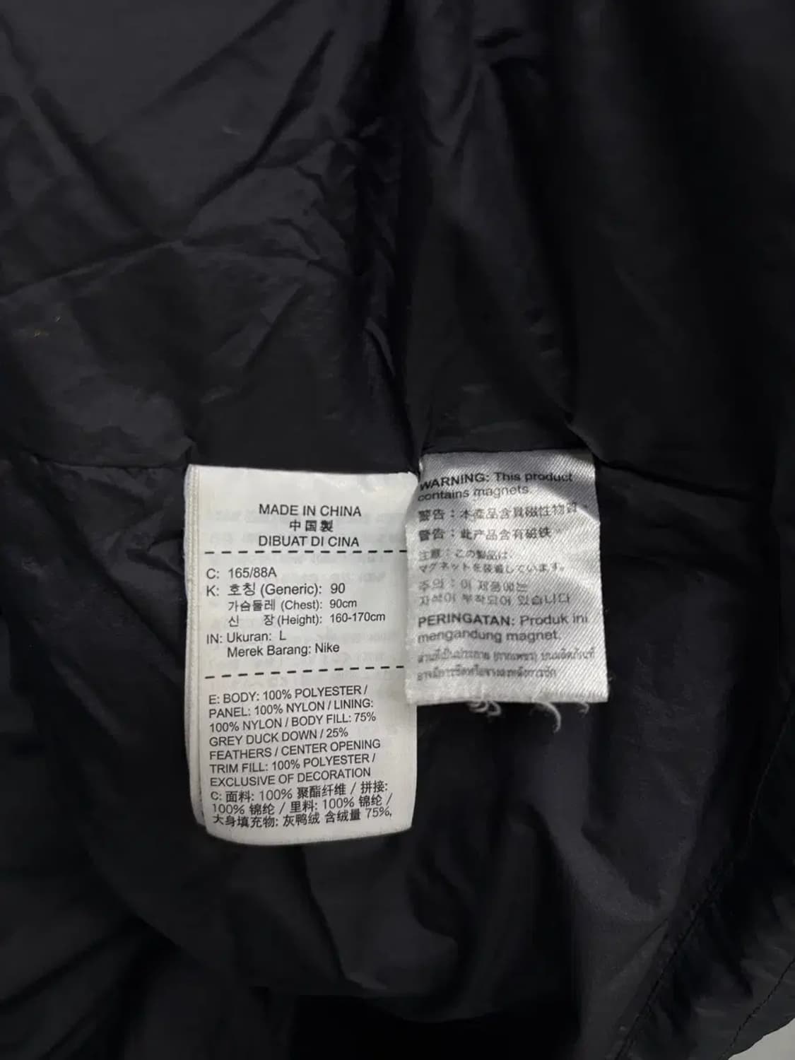 나이키 우먼스 다운 롱패딩 L 상품이미지6