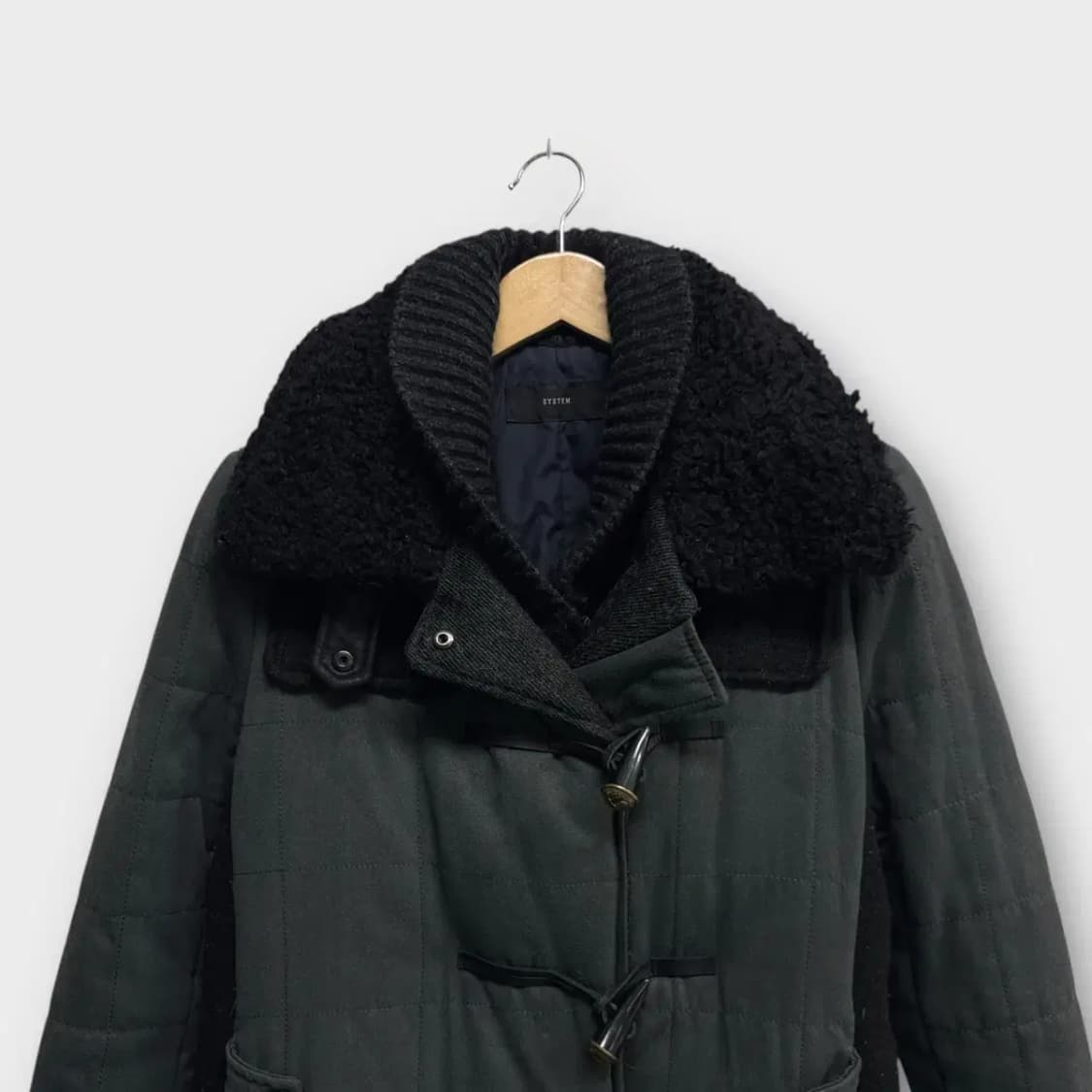 시스템 SYSTEM 양털 패딩 코트 M-L 상품이미지2