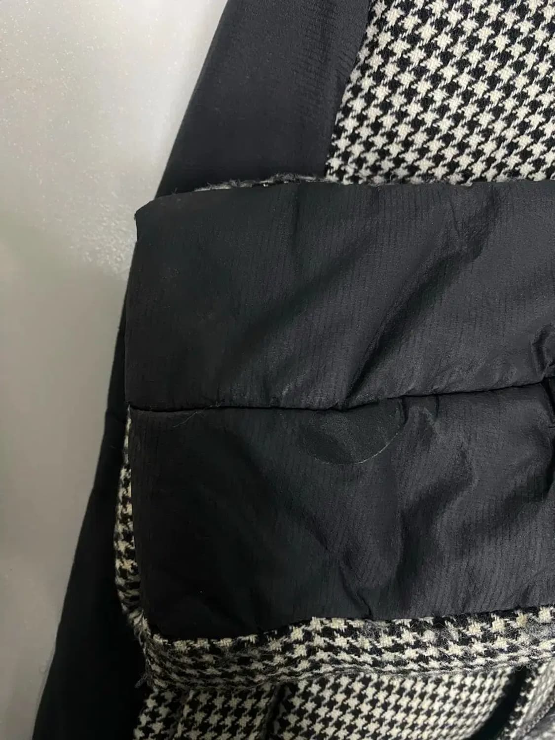 노스페이스 하운드 체크 코트 구스 패딩 90 상품이미지9