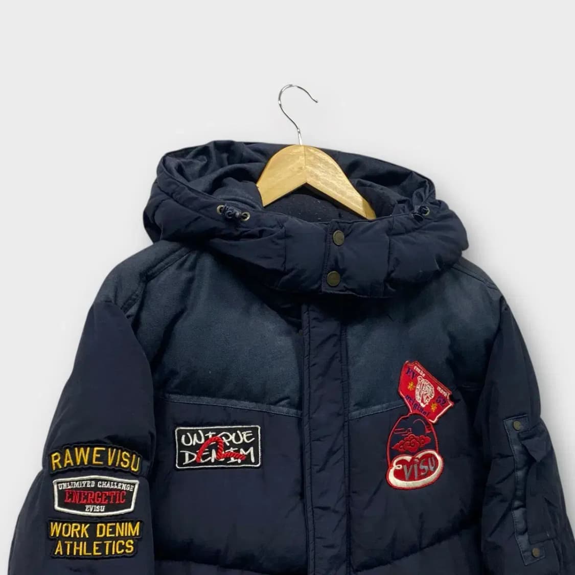 에비수 EVISU 와펜 패딩 L 상품이미지3