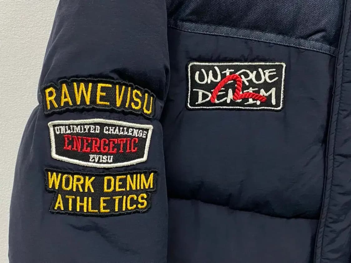 에비수 EVISU 와펜 패딩 L 상품이미지4