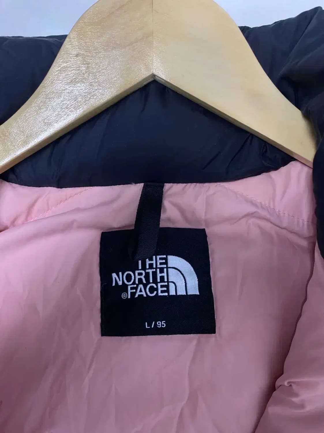 노스페이스 핑크 더스티로즈 눕시 구스 패딩 95 상품이미지7