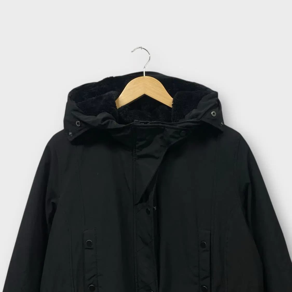 지오송지오 블랙 야상패딩 M-L 상품이미지3