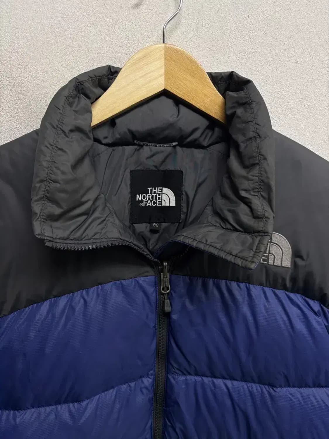 노스페이스 블루 눕시 패딩-90 상품이미지4