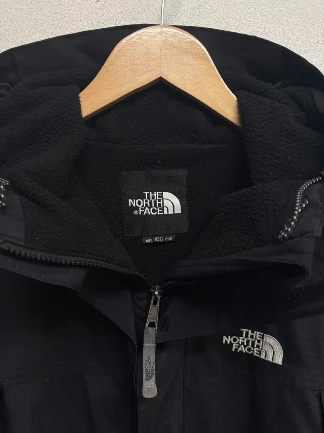 노스페이스 후리스 안감 도톰 바람막이  L 상품이미지5