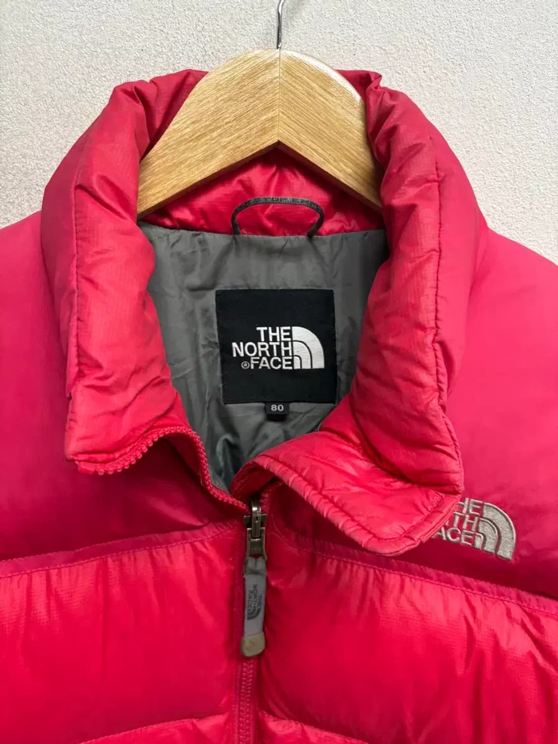 노스페이스 레드 눕시 패딩 80 상품이미지4