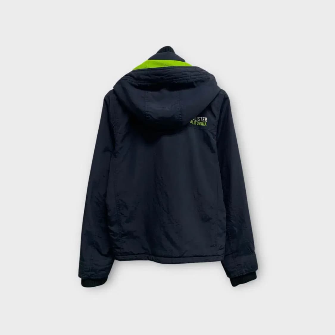 홀리스터 네이비&연두 바람막이 M 상품이미지4