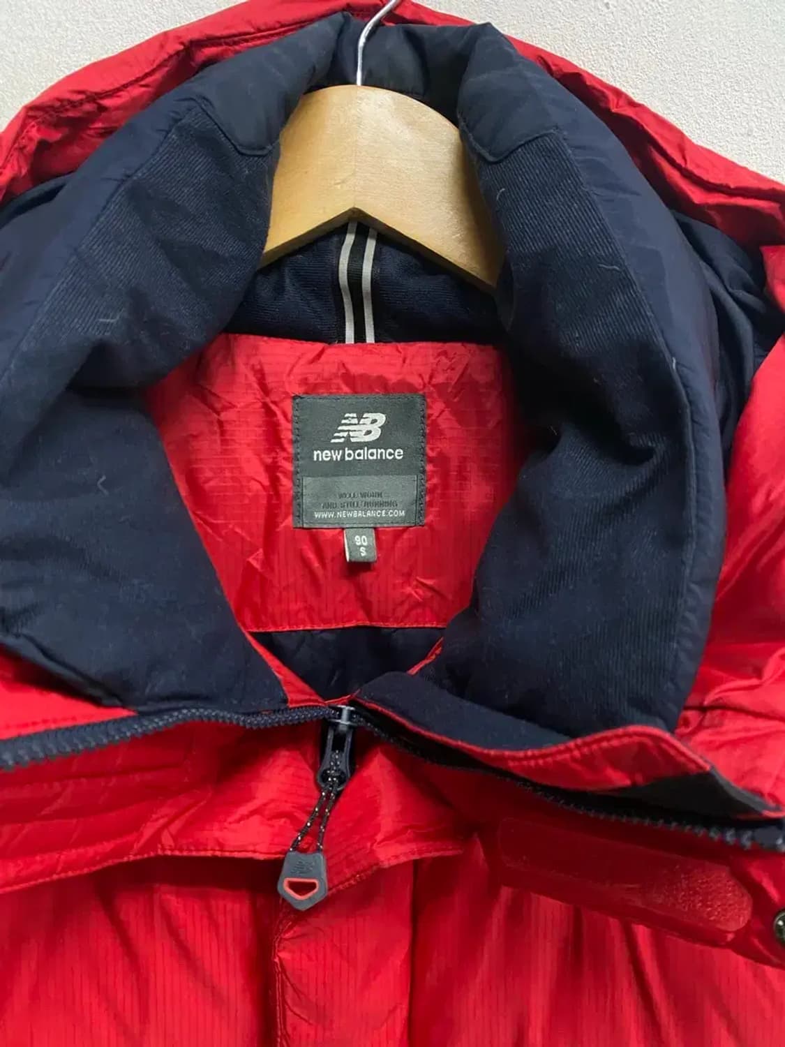 뉴발란스 덕다운 미디기장 패딩 S 상품이미지4