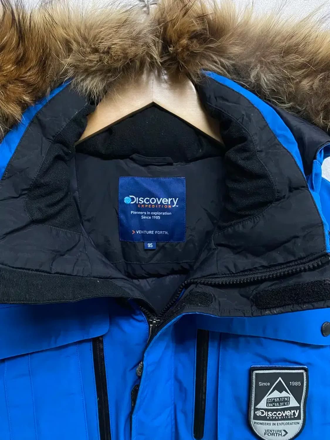 디스커버리 익스페디션 블루 패딩 95 상품이미지4