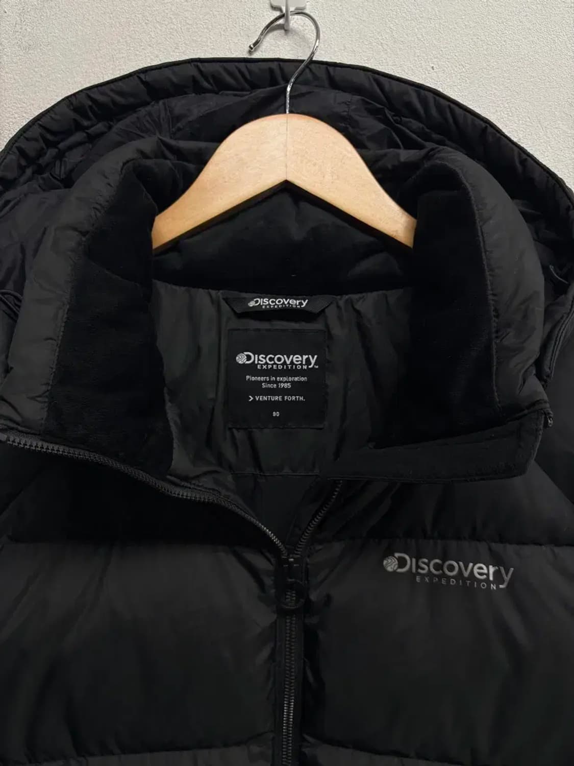 디스커버리 블랙 패딩 90 상품이미지5