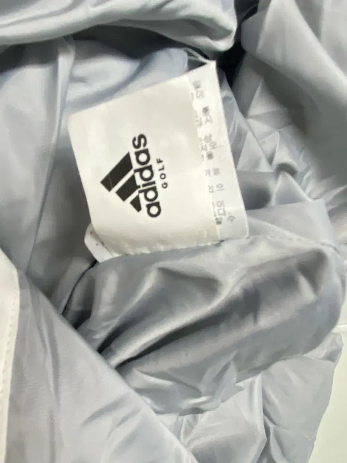 아디다스 삼선 화이트 구스 롱패딩 M 상품이미지8
