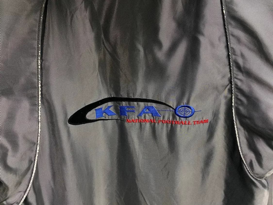 국가대표 KFA 축구팀 롱패딩 점퍼 실버 XL 상품이미지10