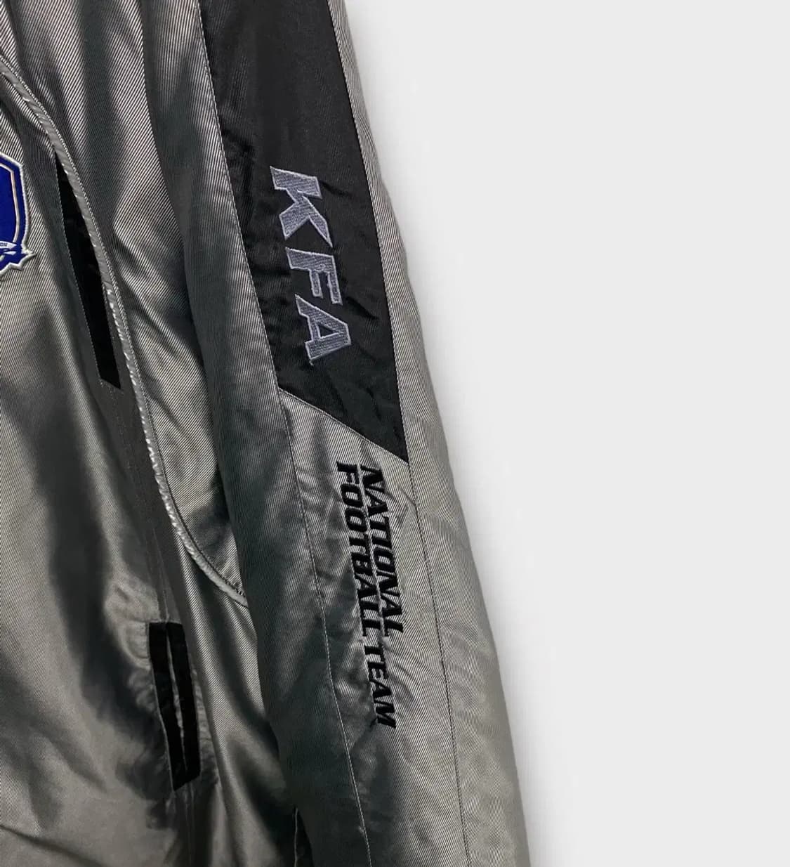 국가대표 KFA 축구팀 롱패딩 점퍼 실버 XL 상품이미지6