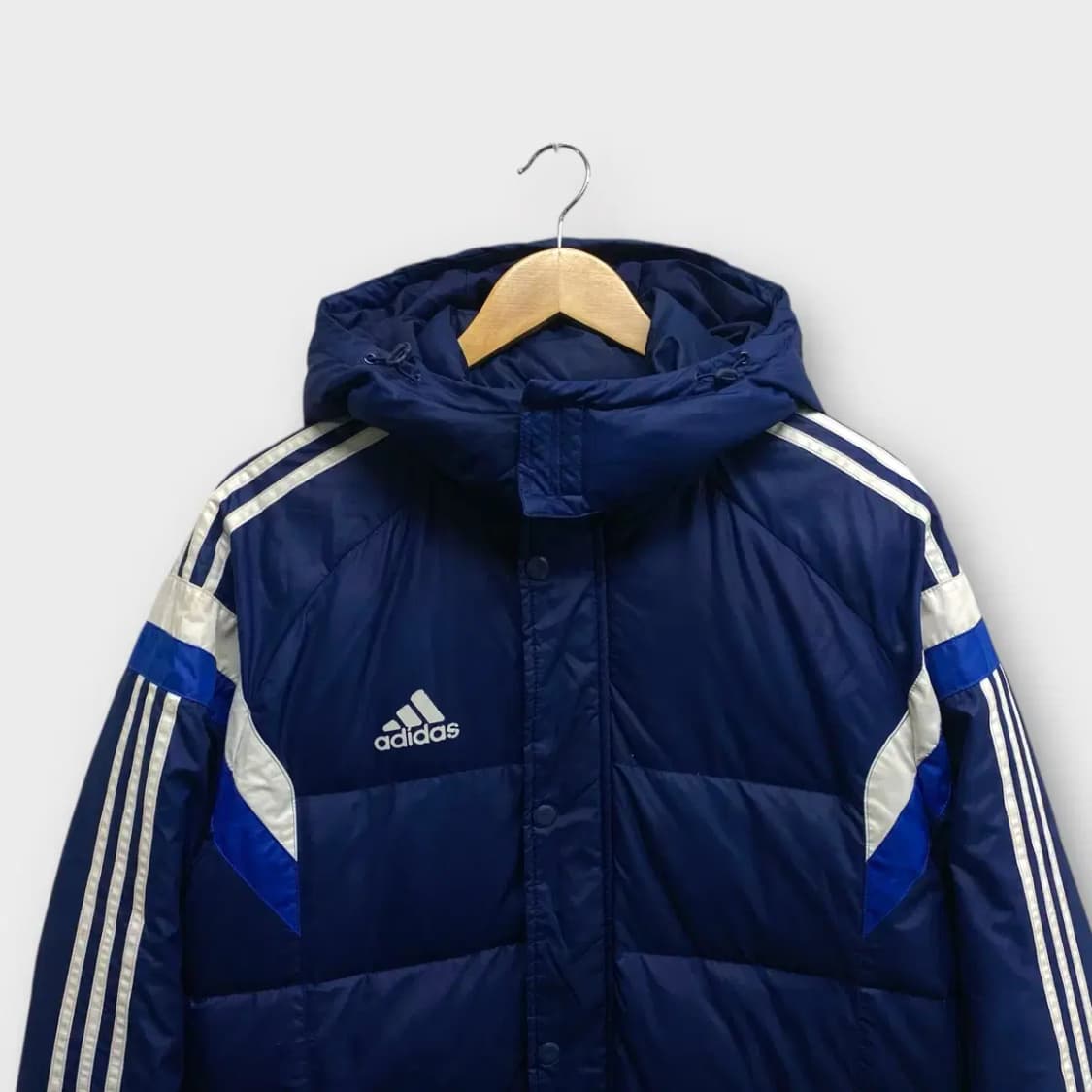아디다스 콘디보 14 올드스쿨 삼선 다운패딩 블루 L 상품이미지2