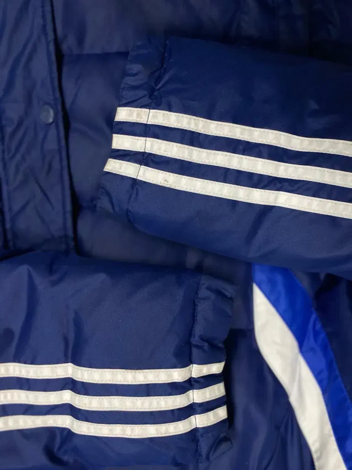 아디다스 콘디보 14 올드스쿨 삼선 다운패딩 블루 L 상품이미지6