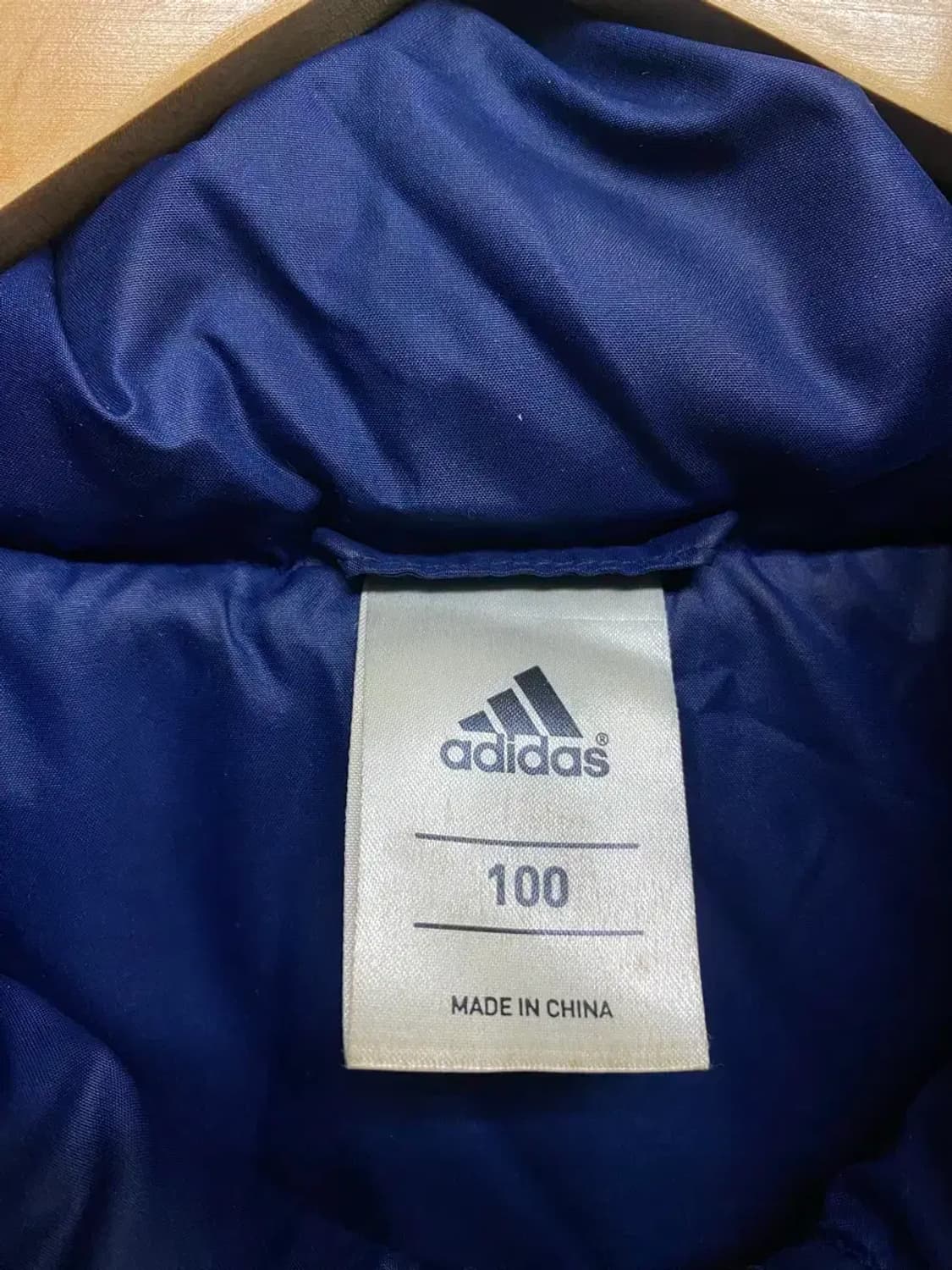 아디다스 콘디보 14 올드스쿨 삼선 다운패딩 블루 L 상품이미지7