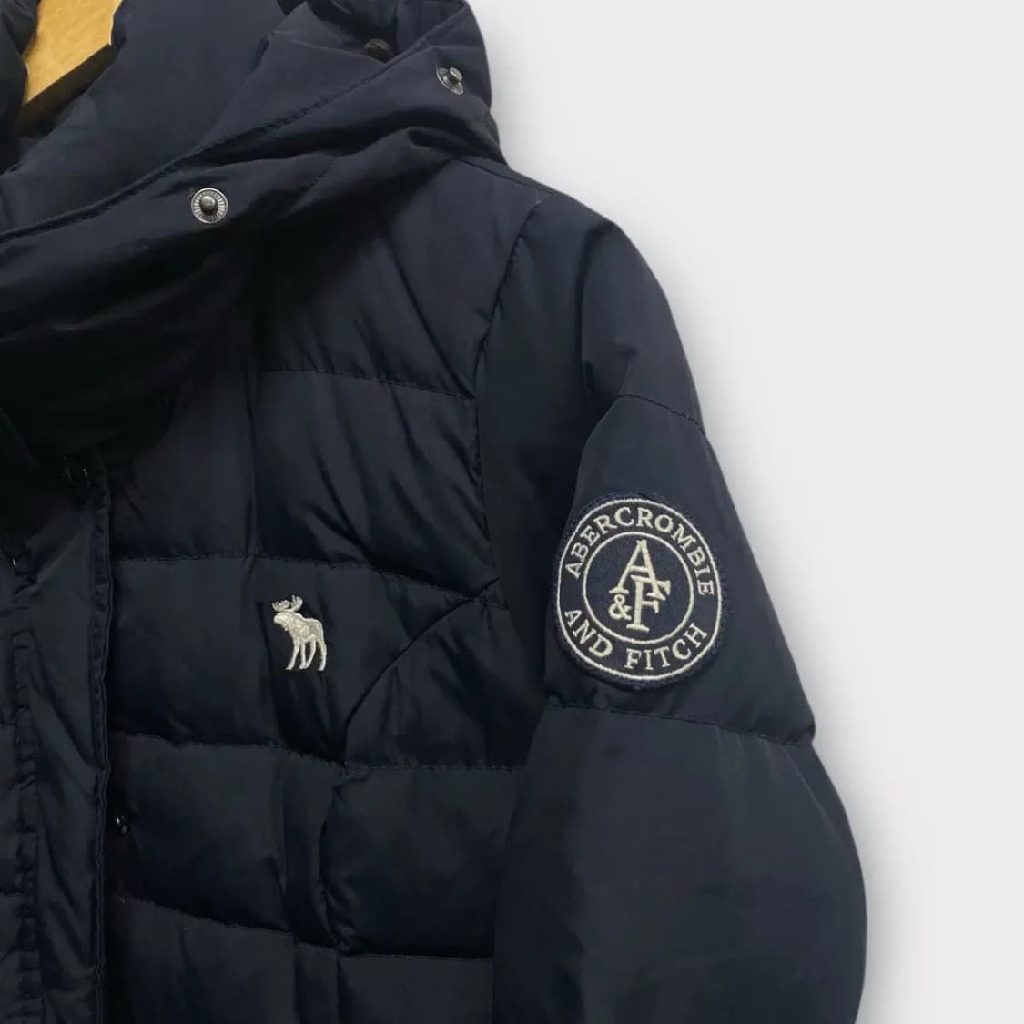 아베크롬비 네이비 패딩 M 상품이미지3