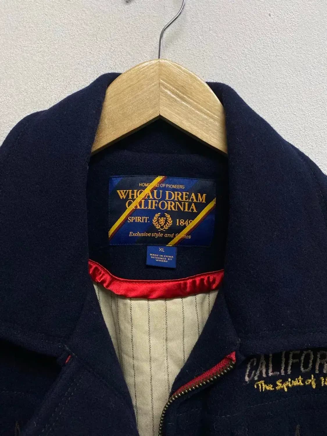 후아유 캘리포니아 울 바시티 코트 S-XL. Free 상품이미지6