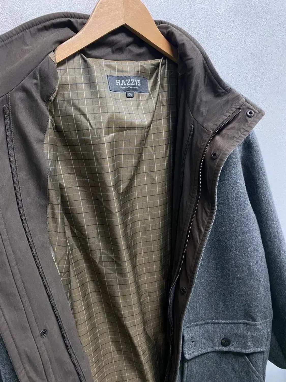 헤지스 발마칸 그레이 코트 L 상품이미지6