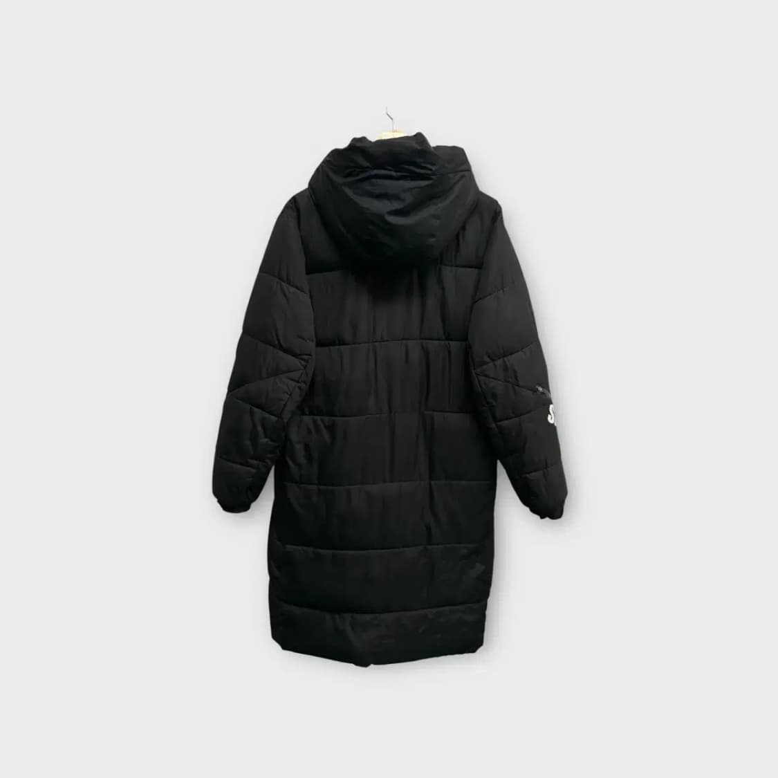 스파이더 롱패딩 블랙 M 상품이미지3