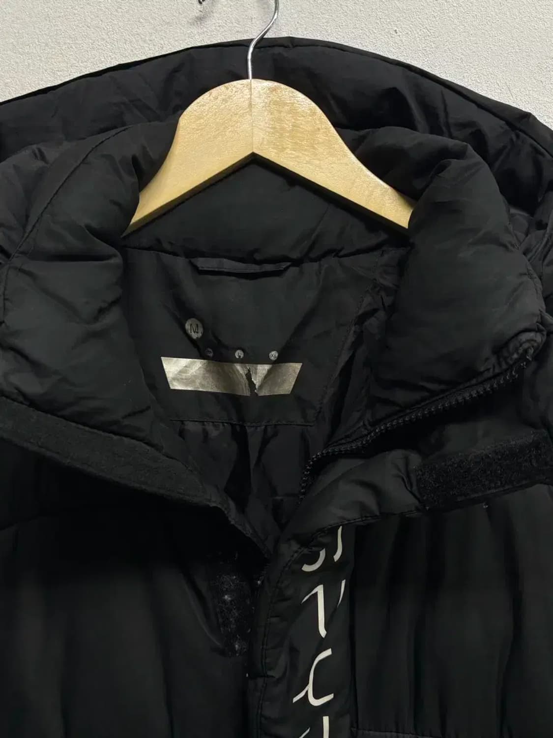 스파이더 롱패딩 블랙 M 상품이미지5