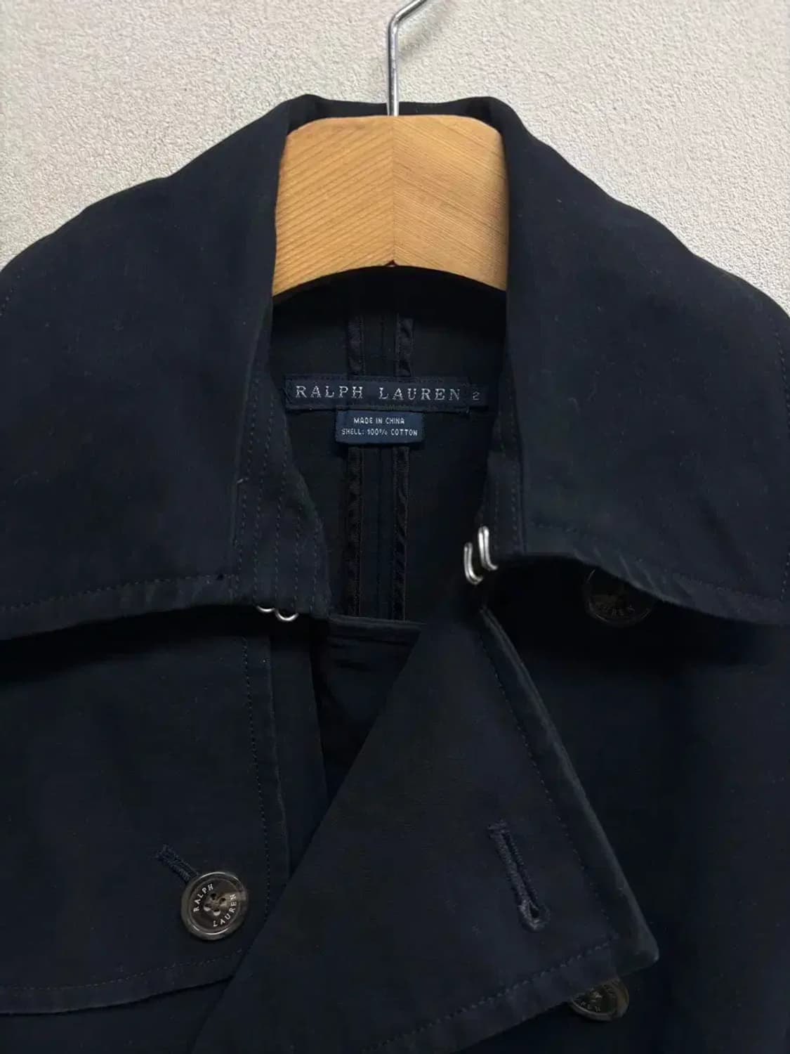 랄프로렌 진네이비 트렌치 코트 XS 상품이미지5