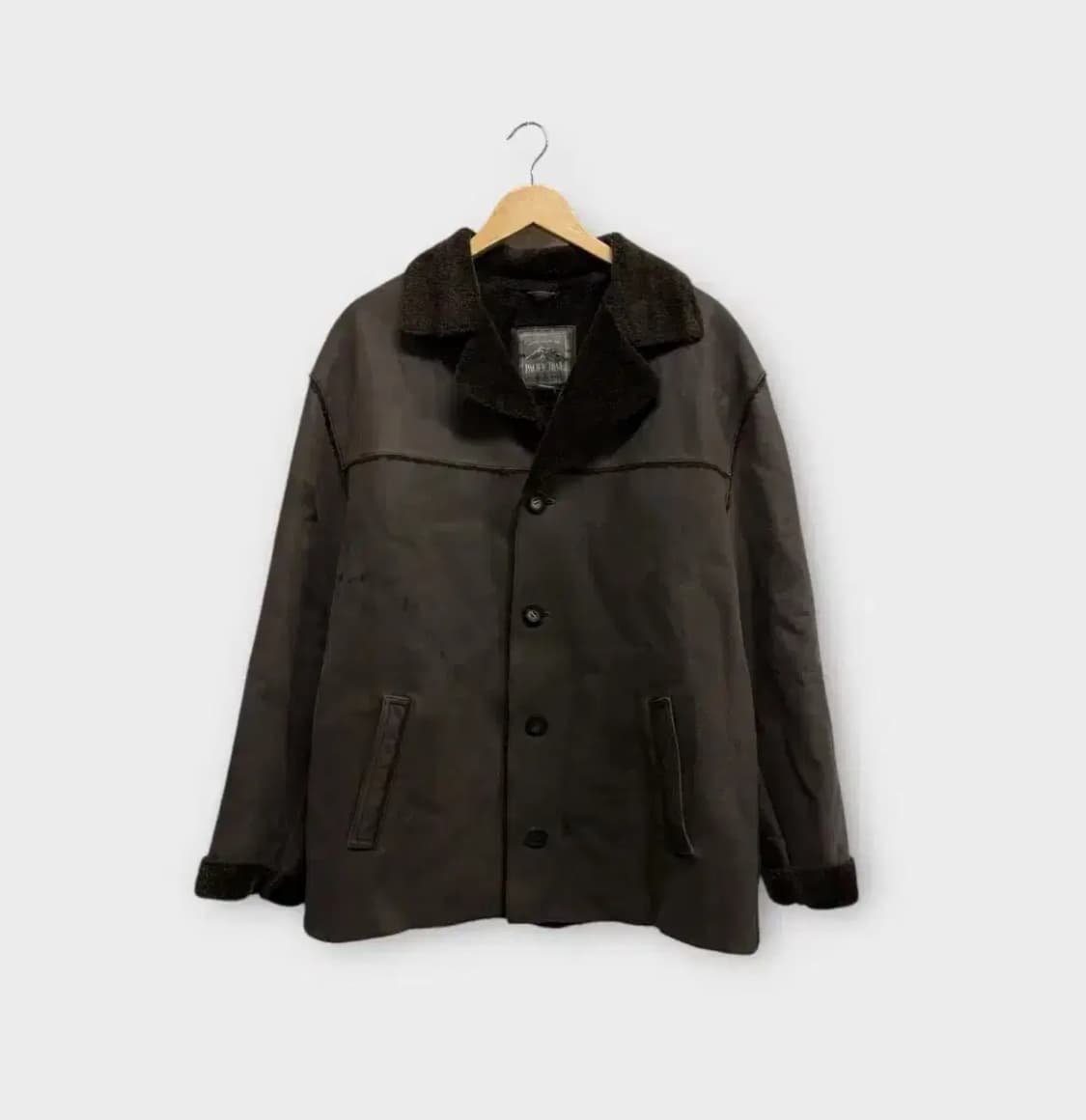 퍼시픽트레일 카키 브라운 무스탕 점퍼 L 상품이미지1