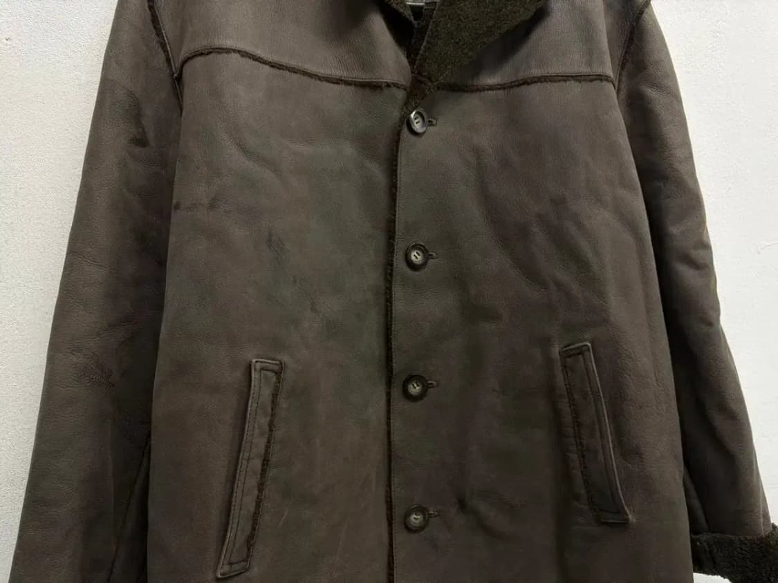 퍼시픽트레일 카키 브라운 무스탕 점퍼 L 상품이미지6